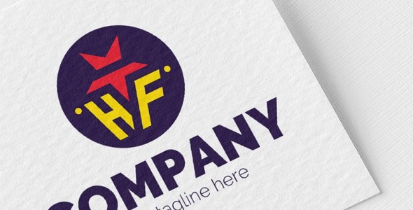 Шаблон логотипа на тему графика