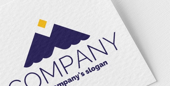 Шаблон логотипа на тему графика