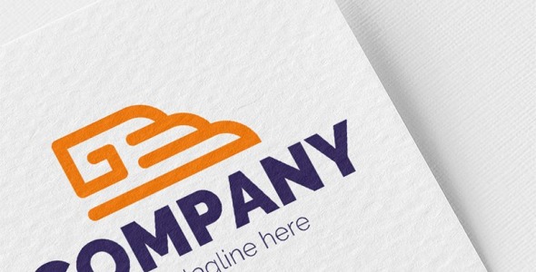 Шаблон логотипа на тему графика