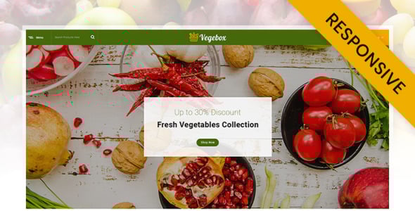 шаблон opencart магазина свежих овощей