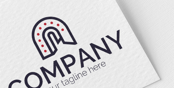 Шаблон логотипа на тему графика