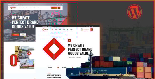 груз и доставка wordpress тема