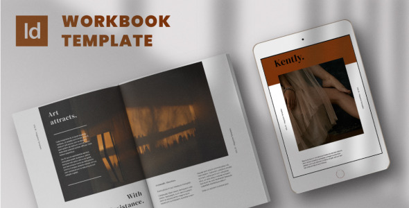 Magazine Template на тему графика