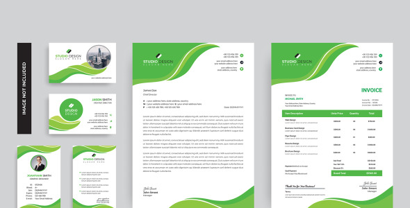 Фирменный стиль на тему графика