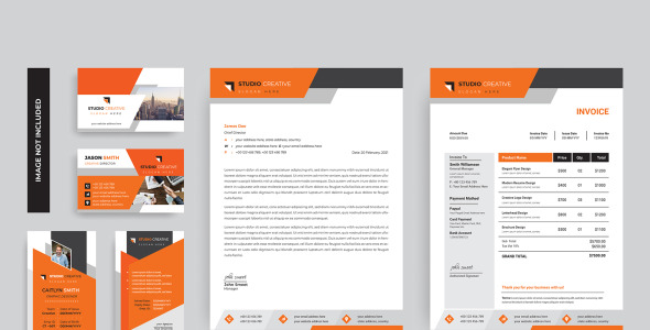 Фирменный стиль на тему графика