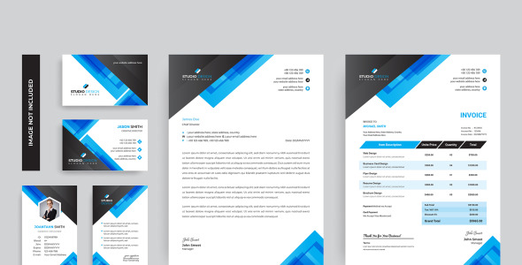 Фирменный стиль на тему графика