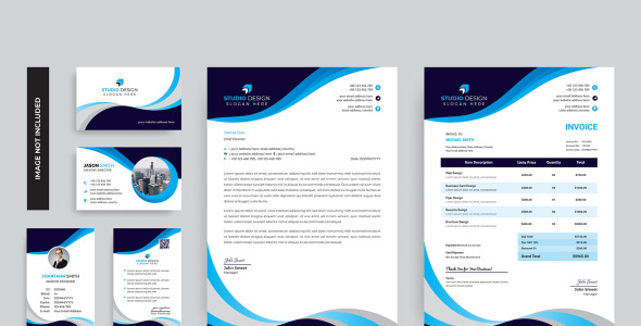 Фирменный стиль на тему графика