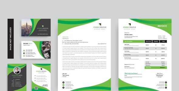 Фирменный стиль на тему графика