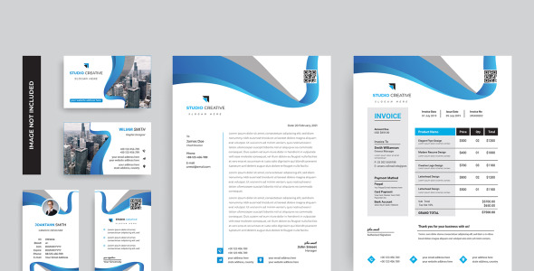 Фирменный стиль на тему графика