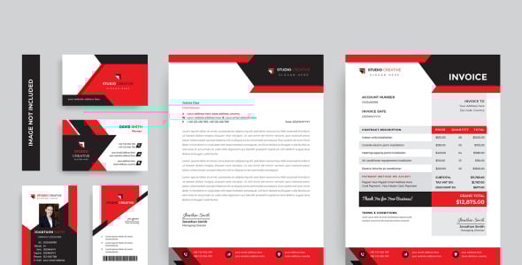 Фирменный стиль на тему графика