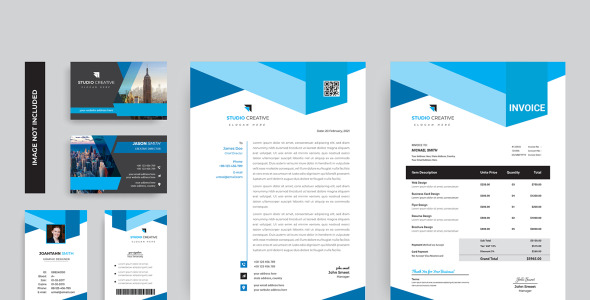 Фирменный стиль на тему графика