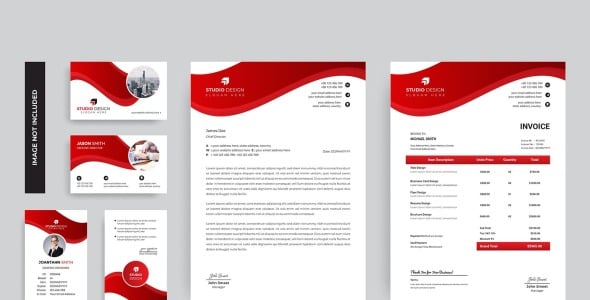 Фирменный стиль на тему графика