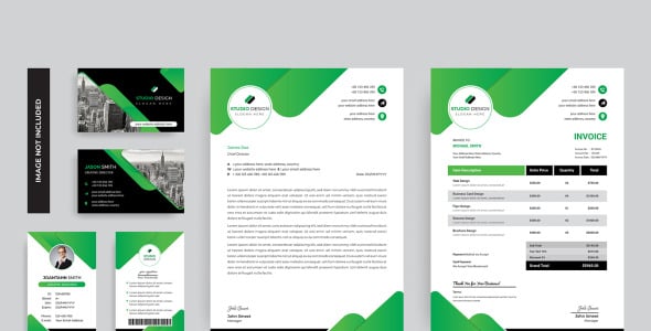 Фирменный стиль на тему графика