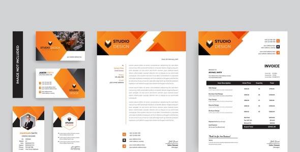 Фирменный стиль на тему графика