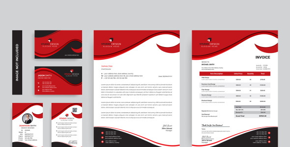 Фирменный стиль на тему графика