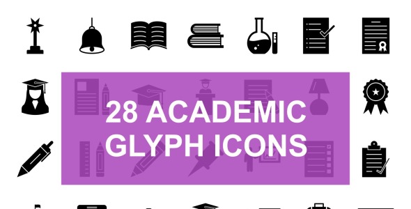 Набор иконок на тему графика