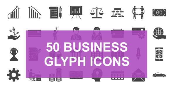 Набор иконок на тему графика