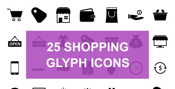 Набор иконок на тему графика