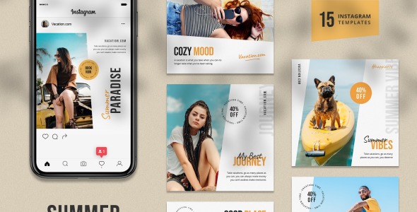 Шаблон для соцсетей на тему графика