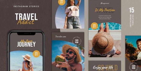 Шаблон для соцсетей на тему графика