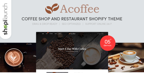 Coffee Shop And Restaurant Shopify Theme