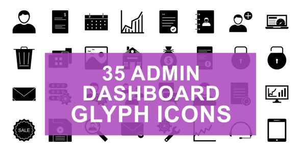 Набор иконок на тему графика