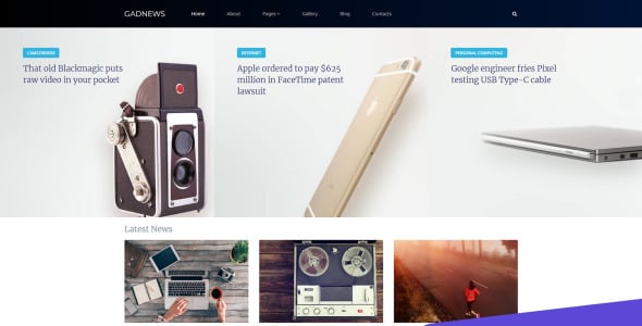 обзор электроники moto cms 3 шаблон