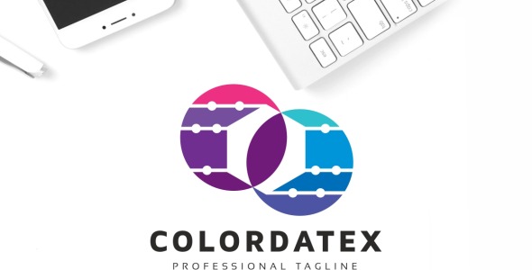 Шаблон логотипа на тему графика