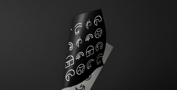 Шаблон логотипа на тему графика