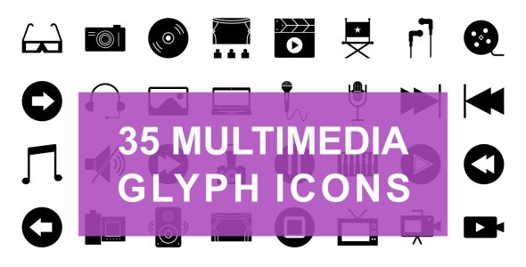 Набор иконок на тему графика