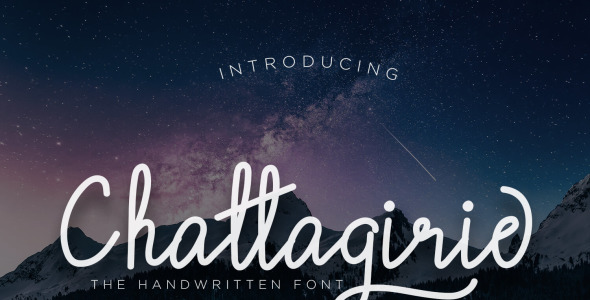 Шрифт на тему графика