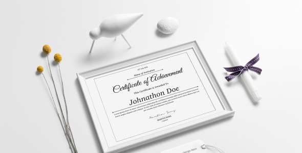 Шаблон сертификата на тему графика