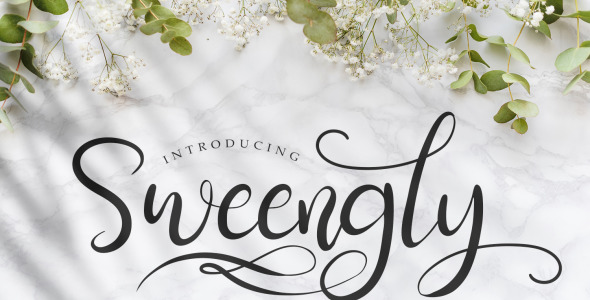 Шрифт на тему графика