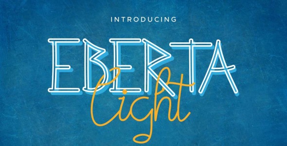 Шрифт на тему графика