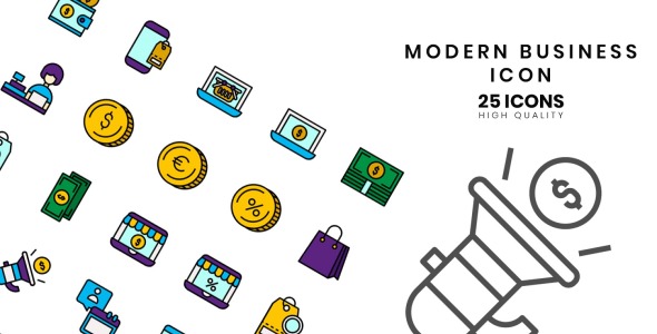 Набор иконок на тему графика