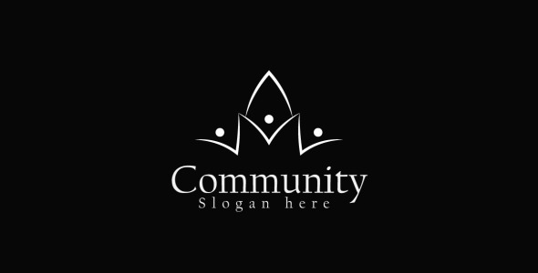 Шаблон логотипа на тему графика