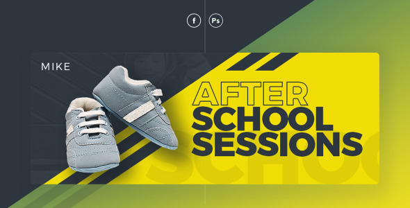 Шаблон для соцсетей на тему графика