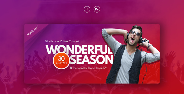 Шаблон для соцсетей на тему графика