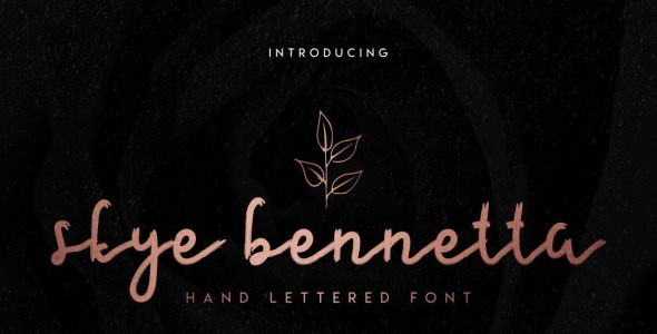 Шрифт на тему графика