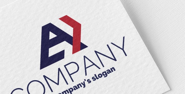 Шаблон логотипа на тему графика