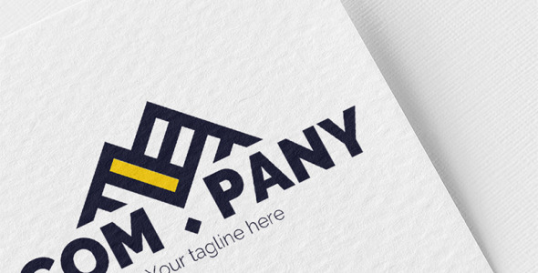 Шаблон логотипа на тему графика