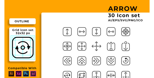 Набор иконок на тему графика