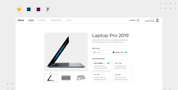 UI элементы на тему графика