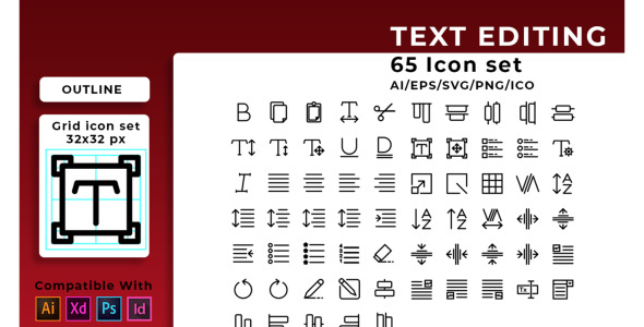 Набор иконок на тему графика