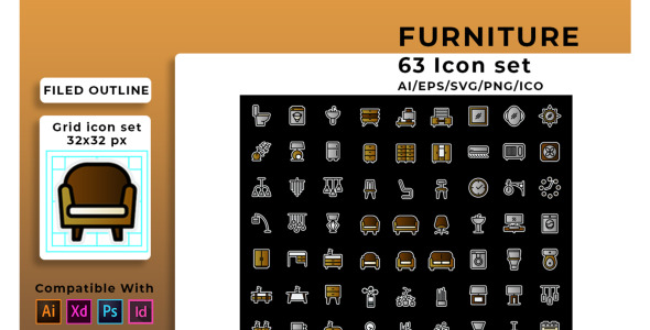 Набор иконок на тему графика