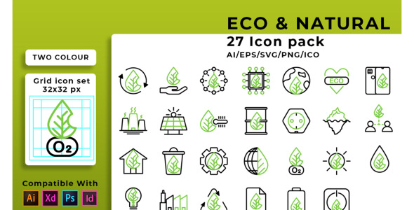 Набор иконок на тему графика