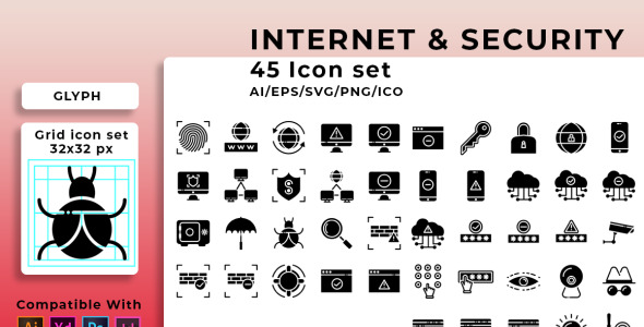 Набор иконок на тему графика