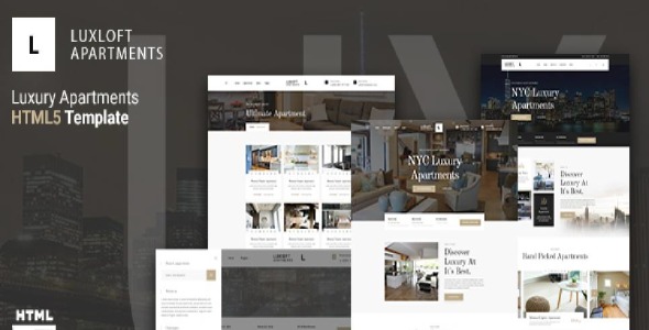 современная квартира html 5 шаблон сайта
