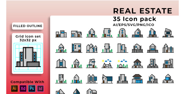 Набор иконок на тему графика