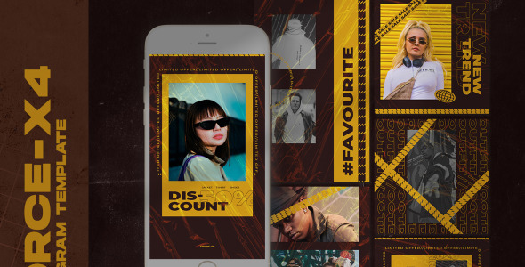 Шаблон для соцсетей на тему графика